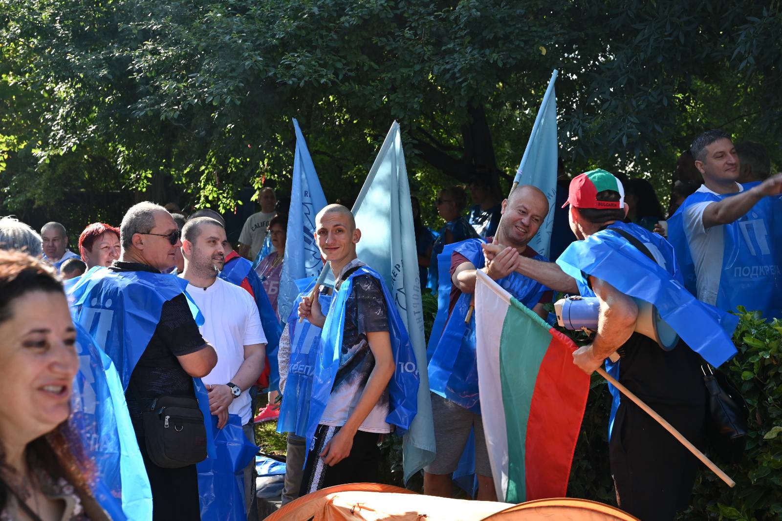 Протест на служителите в градския транспорт в София