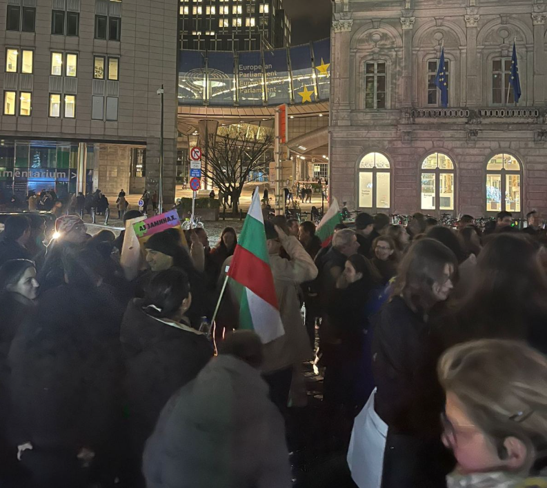 Протестът в Брюксел