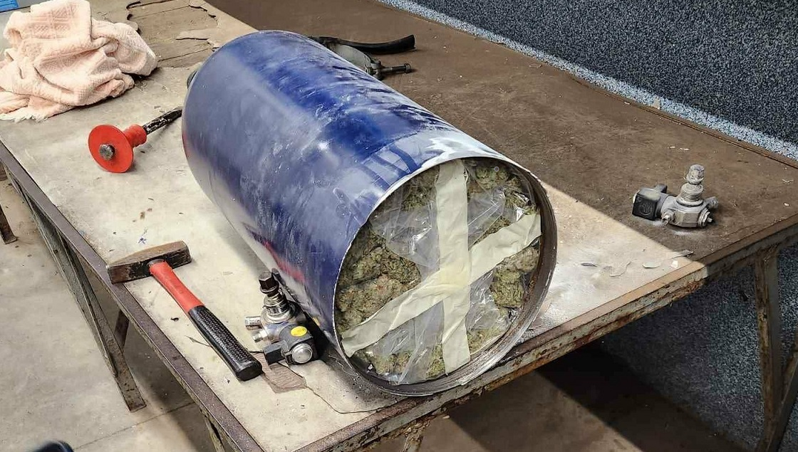 газова уредба с марихуана