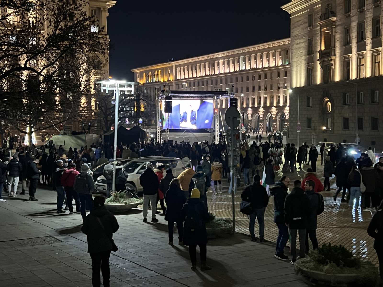 Протестът в София