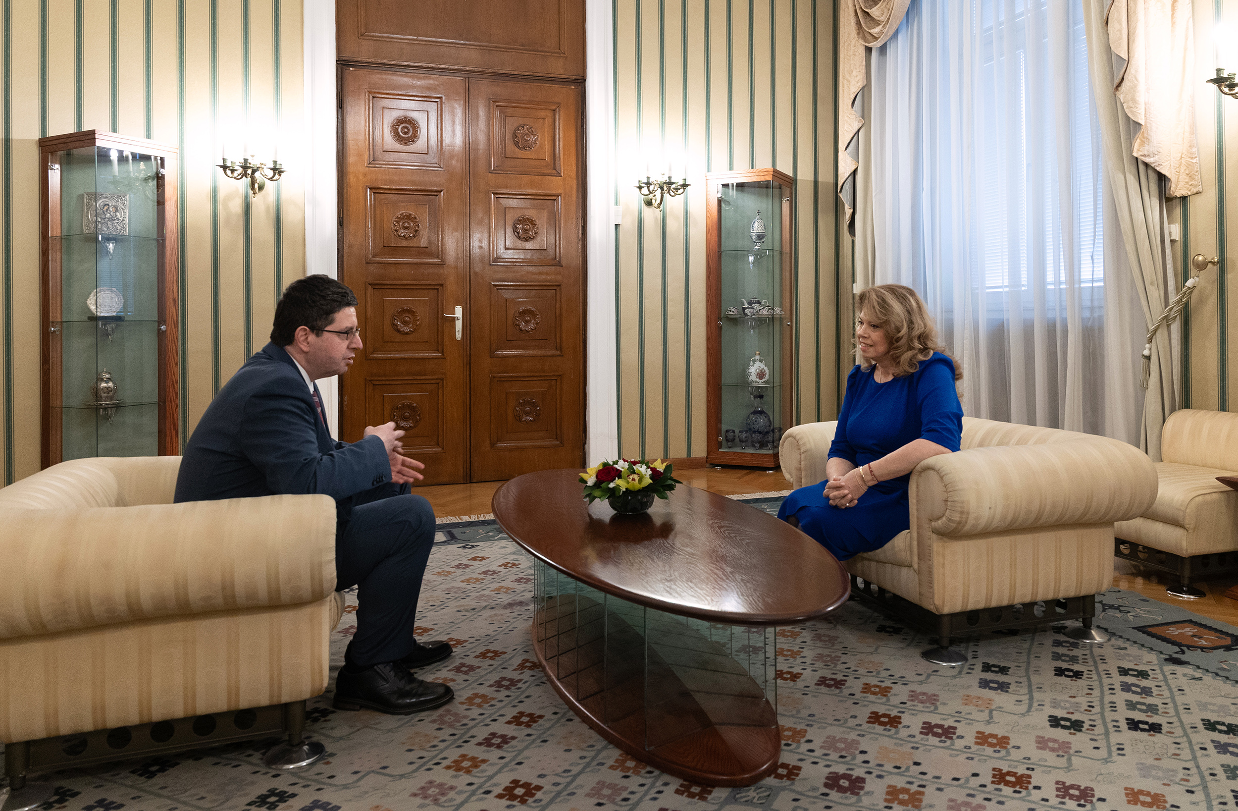 Петър Чобанов при президента