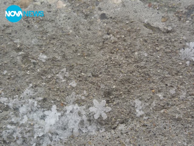 Снежинки отблизо