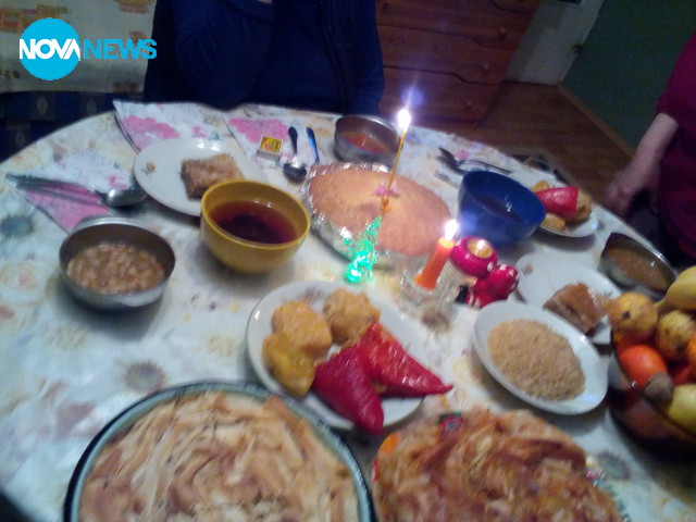 Трапезата на Бъдни вечер