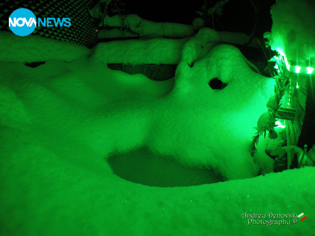 Снежна покривка над Врачанското село - Търнава