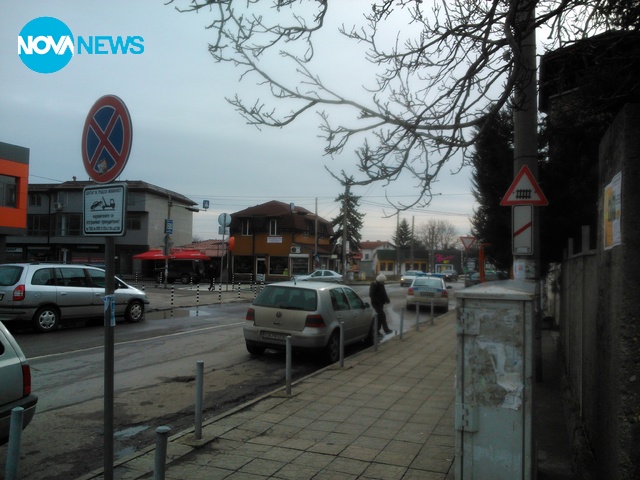 Неправилно паркирана патрулка