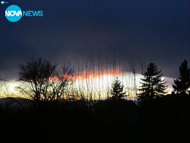 Залез над София