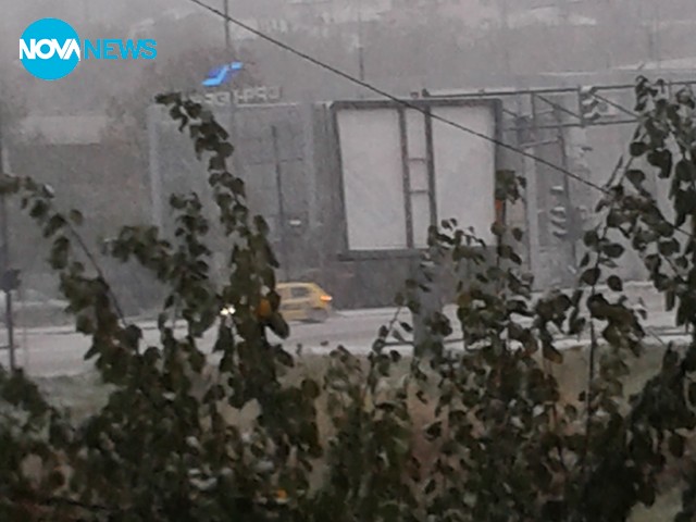 Първи сняг в Силистра