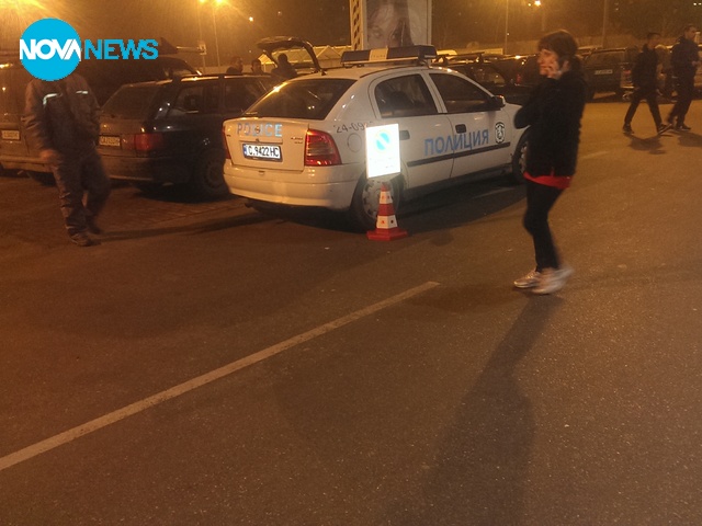 Неправилно паркирана патрулка