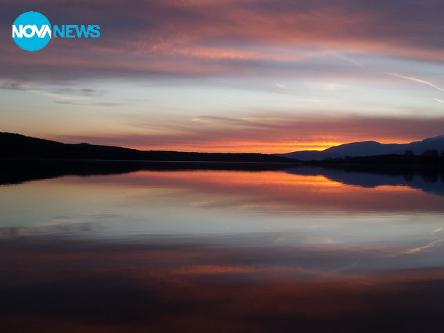 Залез над язовир Копринка