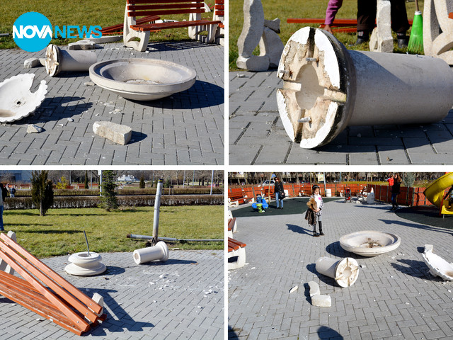 Вандали рушат детски площадки