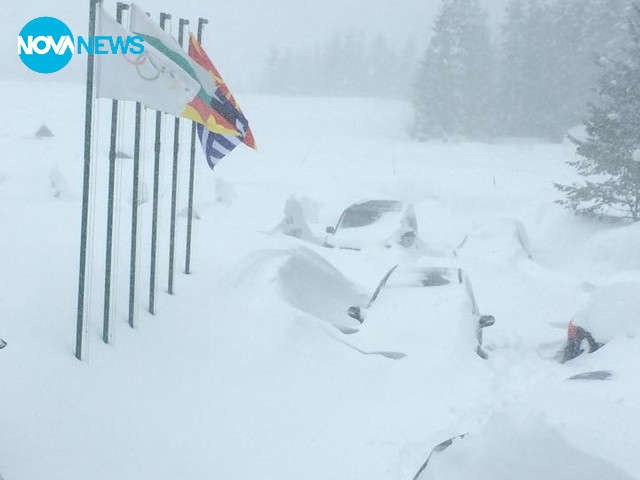 Спортисти, затрупани на Белмекен