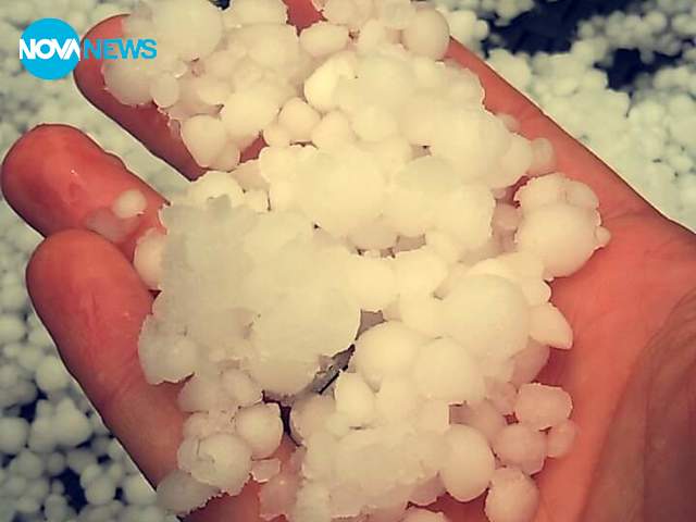 Градушката в град Сандански