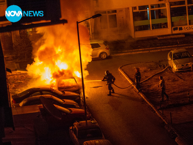 Запален автомобил