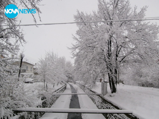 Зимен изглед от Ботевград