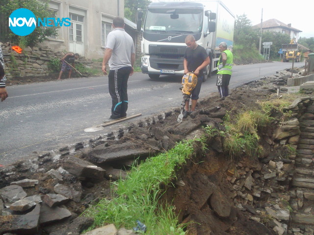 Пропада патят в село Жалтеш, Габрово