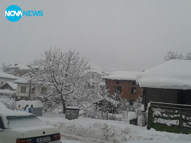 Снежна обстановката в Чипровци
