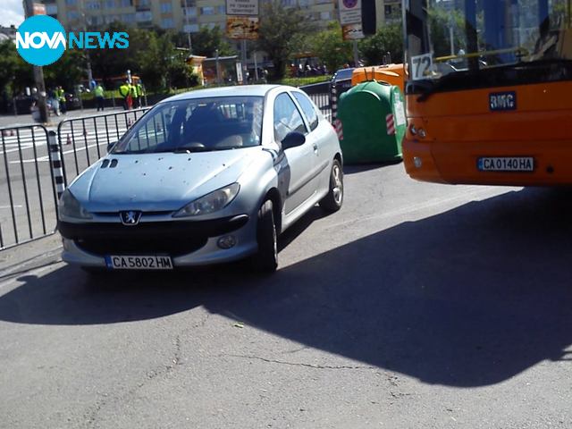 Паркиране на обръщалото на градския транспорт