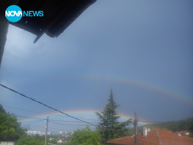 Двойна дъга над София
