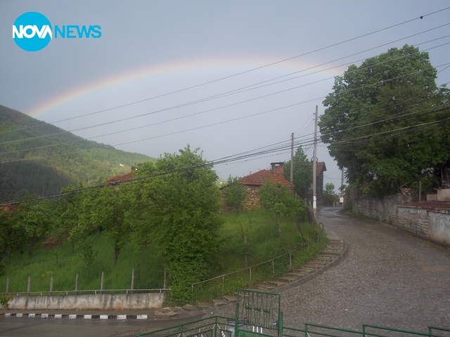 Дъга над с. Свидня