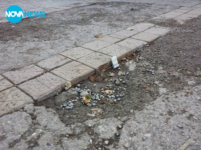 Дупки по улиците в Добрич