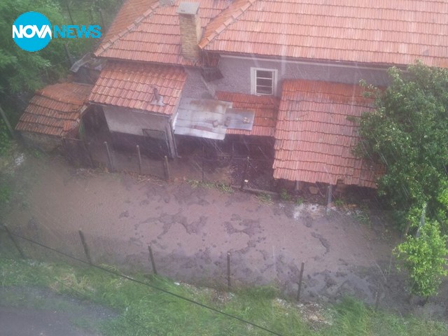 Дъжд и град в Полски Тръмбеш