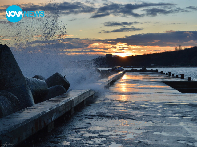 Залез след дъжд и градушка