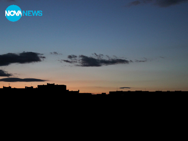 Небето над София