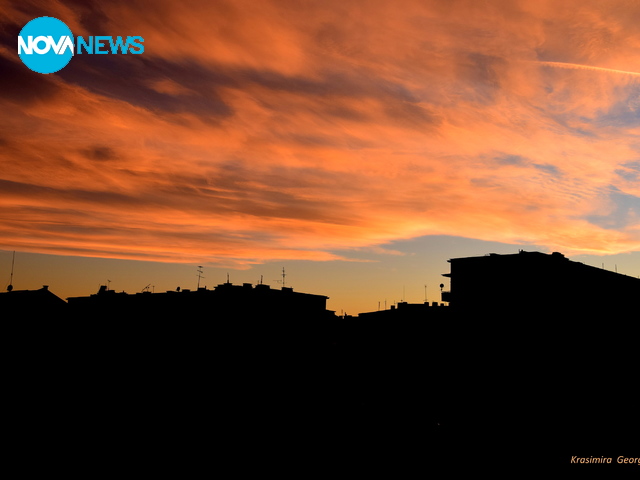 Огнен залез