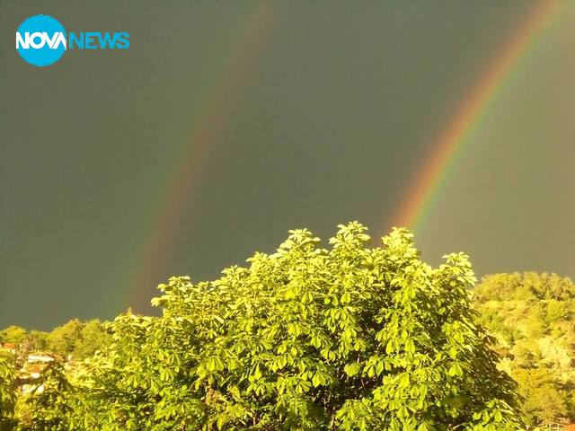Двойна дъга над Пловдив