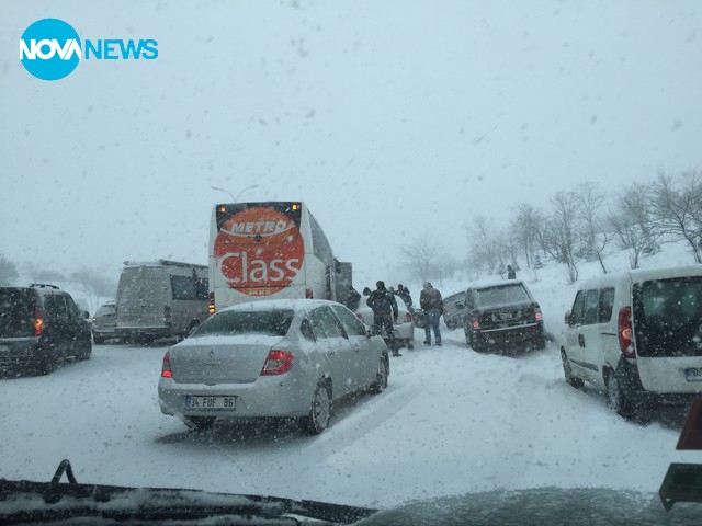 Сложна зимна обстановка Турция (Истанбул)