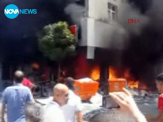 Взрив в жилищна сграда в Истанбул