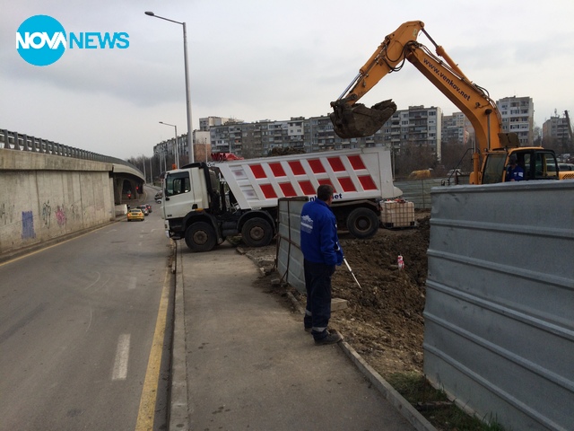 Блокиране на пешеходците в кв. "Младост-2"