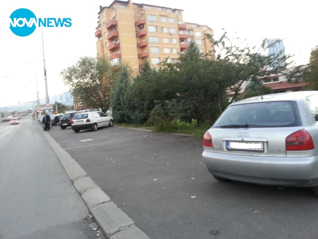 Паркинг на спирка на градския транспорт