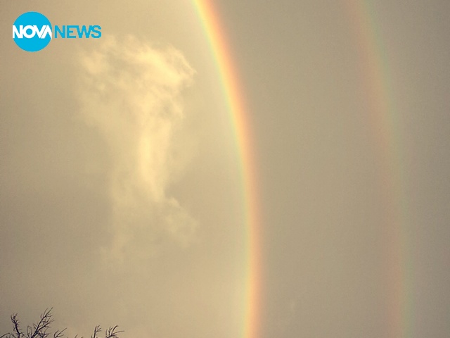 Двойната дъга над Поморие