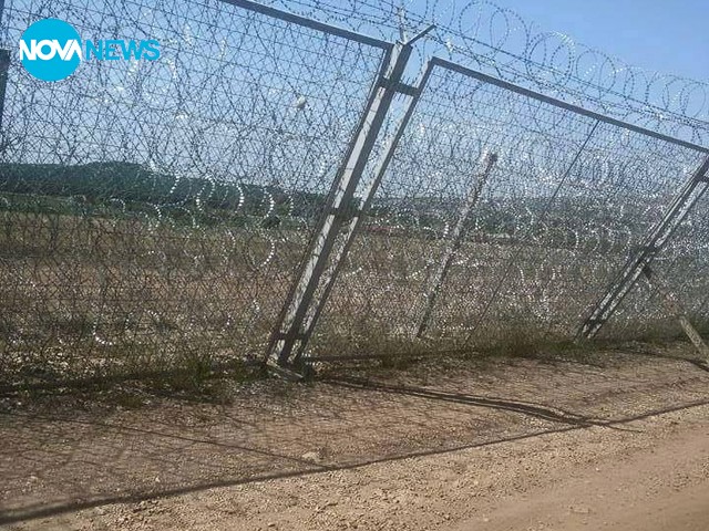 Как изглежда оградата на границата?