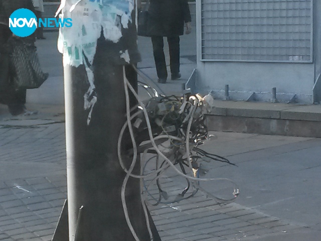 Светофарът до хотел "Тракия" в центъра на Пазарджик