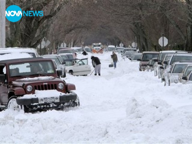 Снежна вилица в Ню Йорк