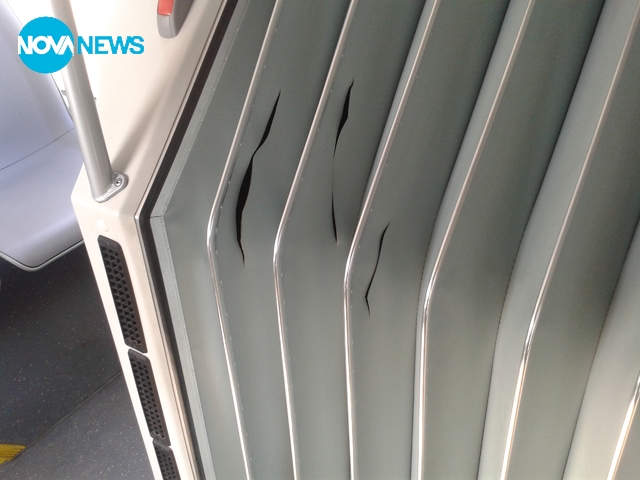 Рушенето и вандализма в новите автобуси МАN