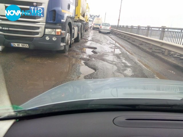 Така изглежда мостът Гюргево-Русе