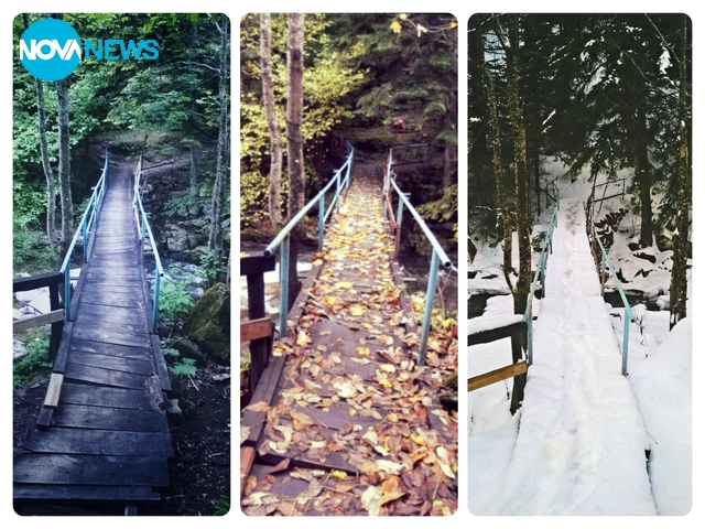 Едно и също място, три различни сезона