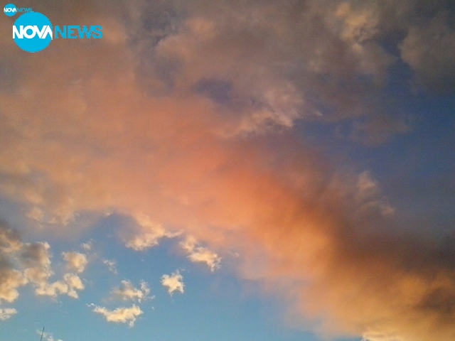 Небето над Монтана след дъжда