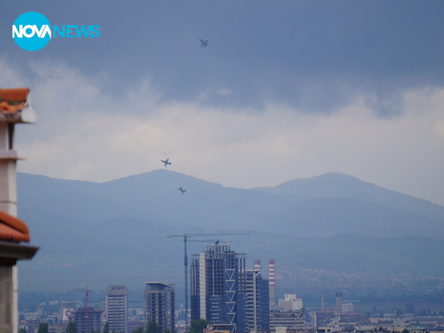 Репетиция за парада на ВВС