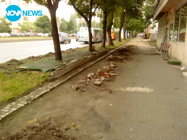 Варварски ремонтни работи в столицата