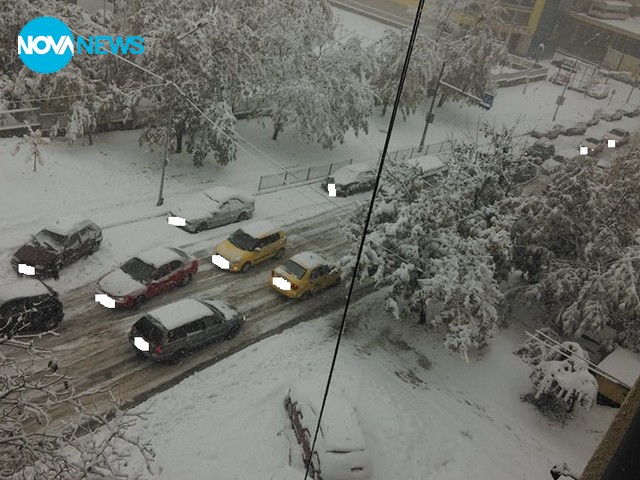 После пак снегът ги изненадал!!!