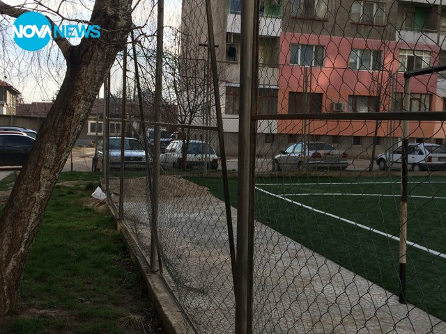 Спортна площадка на един месец