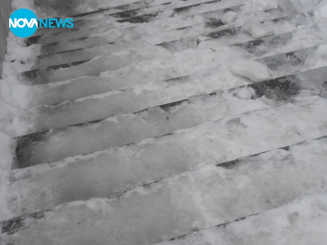 Стълбите в подлеза в Плевен