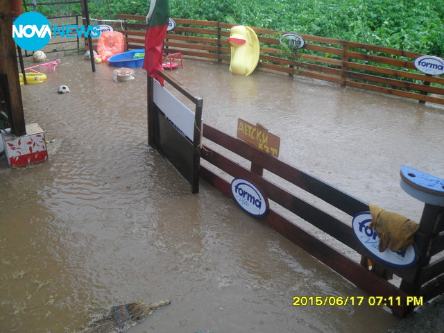 Дъжд в село Чакаларово