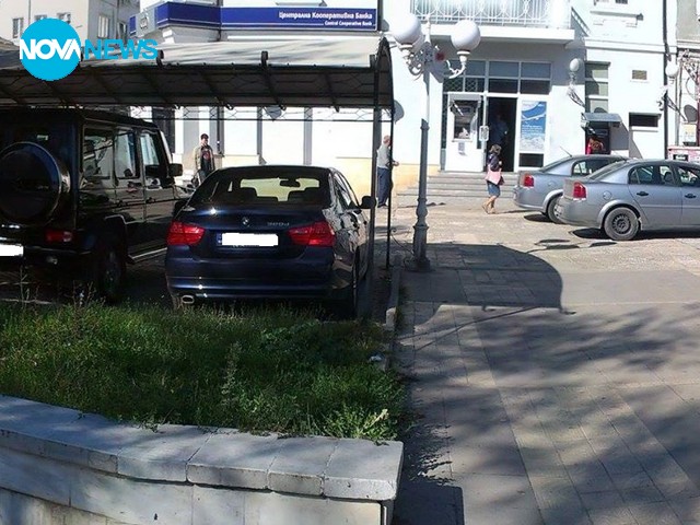 Нагло паркиране в центъра на Варна