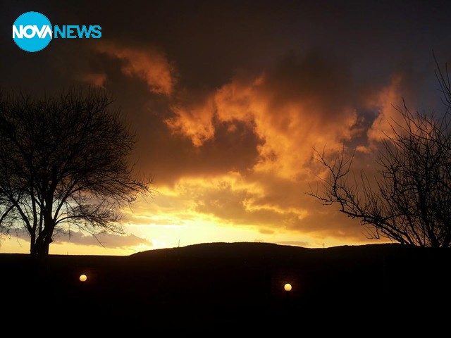 Красив залез!