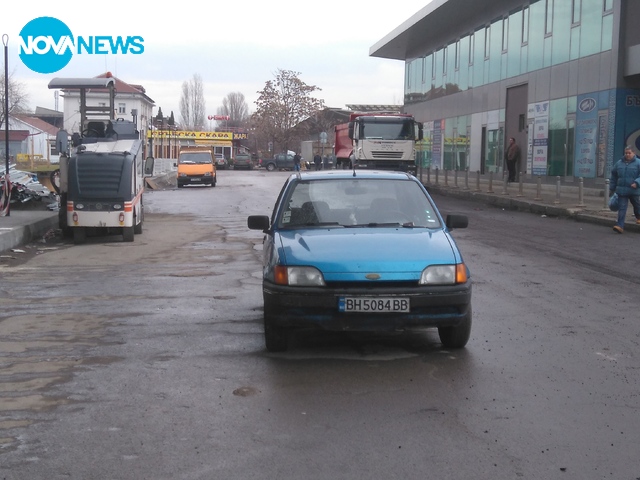 Неправилно паркиране пред Централна гара